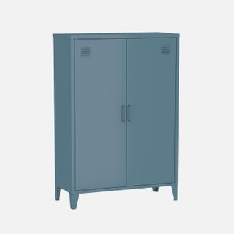 Sweeek C&oacute;moda/armario Industrial De Metal Con 2 Puertas