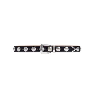 Khaite Belts, female, Black, Size: 90 CM Benny Belt