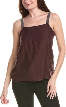 Fabiana Filippi Shoulder Strap Silk Top