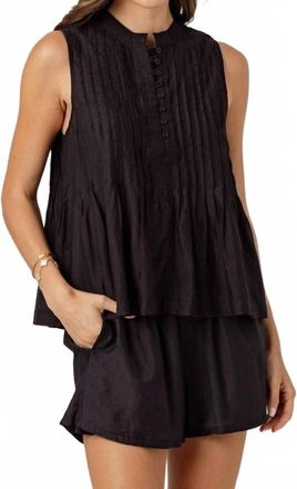 Sundays Lydie Sleeveless Top In Black