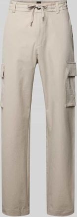 Boss Orange by Hugo Boss BOSS Orange Relaxed Fit Cargohose mit G&uuml;rtelschlaufen Modell SRACKY in Sand, Gr&ouml;&szlig;e 102