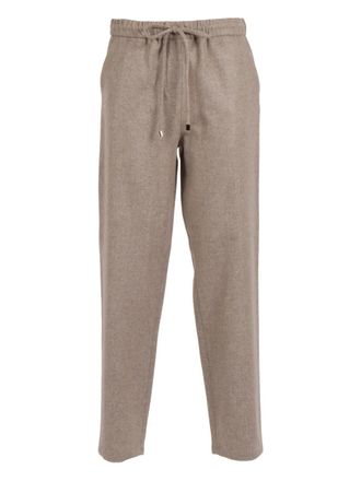 Antonelli drawstring-waist trousers - Toni neutri