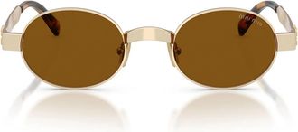 Miu Miu Sunglasses Mub51 S 22 M20 V Gold/Dark Bronze Women