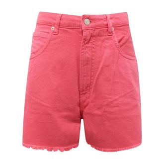 Roy Rogers Light Bull Bermuda - Dames - Denim shorts - Roze - W25 - Katoen - Korte Broeken