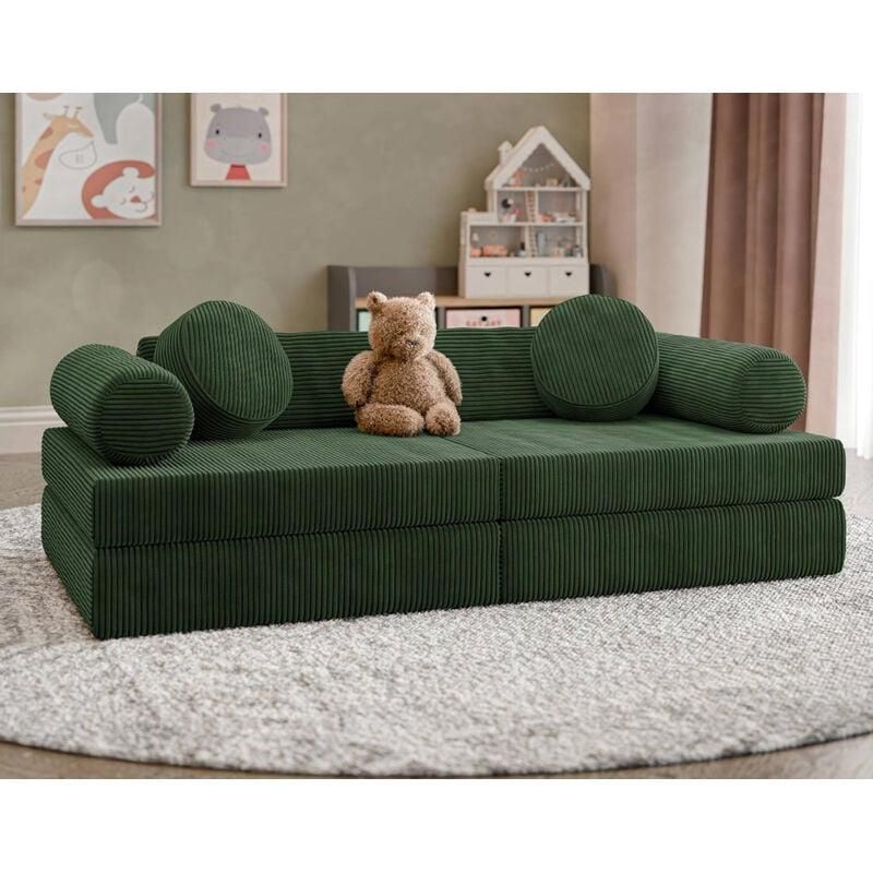 Lot de 1 housse de coussin de canapé en velours élastique pour canapé 3