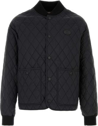 Burberry Black Band Collar Jacket