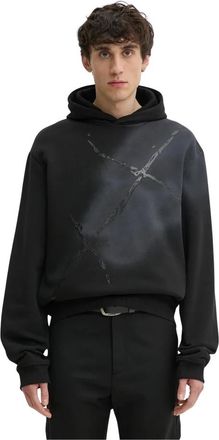 Heliot Emil Katoenen Sweater - Heren - Hoodies - Grijs - XS - Katoen - Hoodies & sweatvesten