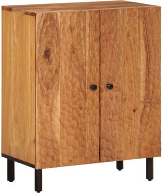 vidaXL Side Cabinet 60x33x75 cm Solid Wood Acacia vidaXL