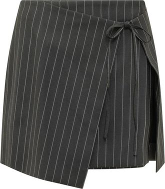Sportmax Spxfatti Mini Rok - Dames - Korte rokken - Zwart - XS - Wol - Rokken