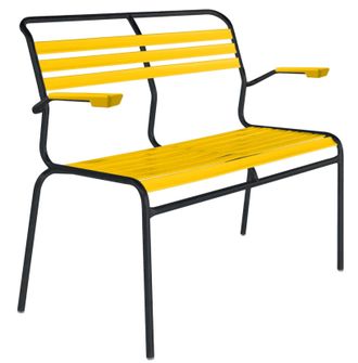 Schubiger M&ouml;bel L&auml;ttli-Bank S&auml;ntis mit Armlehnen