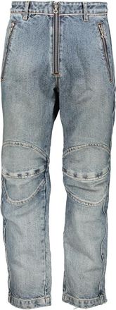 Diesel Lichte Jeans met Hoge Taille - Heren - Regular Fit Jeans - Blauw - W34 - Katoen - Jeans