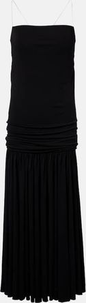 Jacquemus Vestido midi Abiha de jersey fruncido
