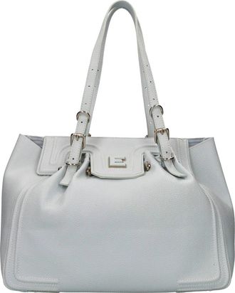Ermanno Scervino Schoudertas met Klep - Dames - Schoudertassen - Blauw - ONE Size - Leer - Tassen