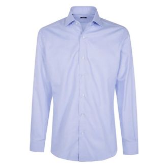 Barba Hombre, Camisas, Azul, Talla: 2XL