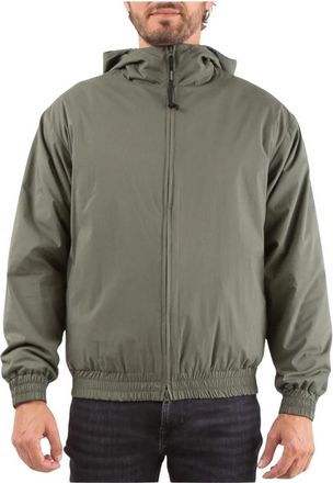 Aspesi Sharpie Khaki Hoodie - Heren - Zomerjassen - Groen - S - Jassen