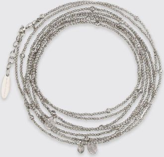 Brunello Cucinelli Bracciale Wrap Brunello Cucinelli in argento 925 con perline multisfaccettate