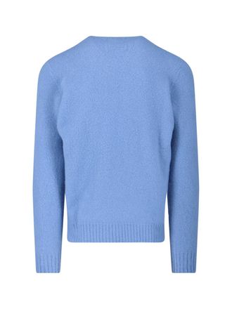 Drumohr Mens Sweaters Blue Lambswool