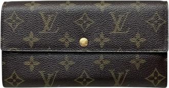 Louis Vuitton Pre-owned Wallets, male, Brown, Size: ONE SIZE Pre-owned Monogram Long Wallet