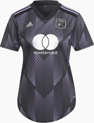 adidas Womens V-Neck Short Sleeve Jersey T-Shirt - Black - Size: 16