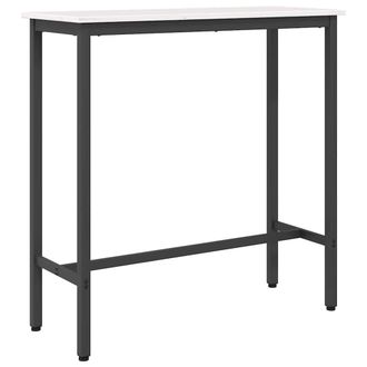 vidaXL Mesa 100 X 40 X 101 Cm Madera Ingenierizada Y Acero Vidaxl