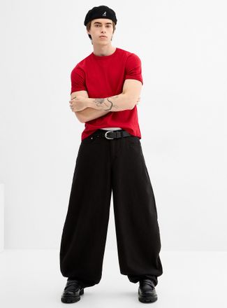 Djab Mens Twill XL balloon pant Ultra-loose fit Imported from Seoul