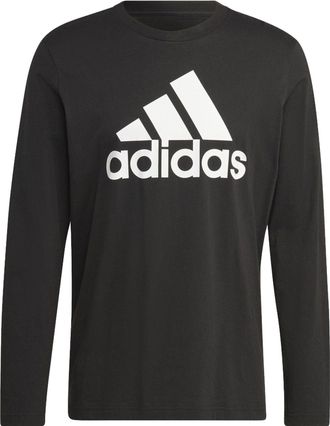 adidas Essentials Long Sleeve T-Shirts Black White IC9308