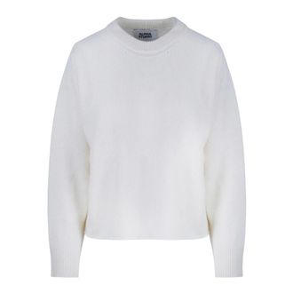 Alpha Studio Trui met ronde hals - Dames - Truien - Wit - Maat: M