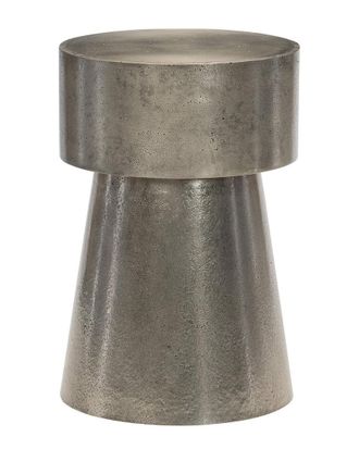 Bernhardt Linea Metal Round Chairside Table