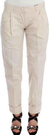 Ermanno Scervino Pliss&eacute;gemepte Broek Beige