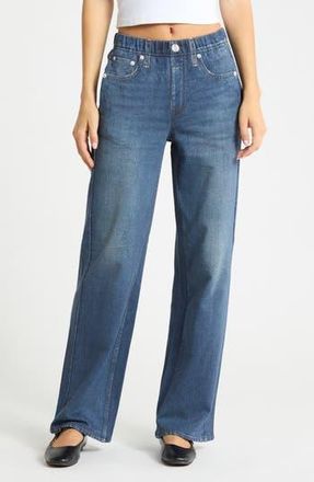 Rag & Bone Stormy High Waist Trouser Jeans in Clinton at Nordstrom Rack, Size 24
