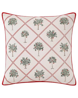 Tommy Bahama Palm Tree Trellis 100% Cotton Percale Decorative Pillow