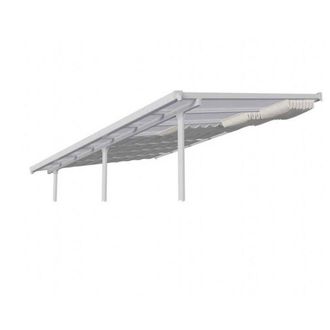 Palram Patio Cover Roof Blinds 3 x 4.25 - L290 x W54 cm - White