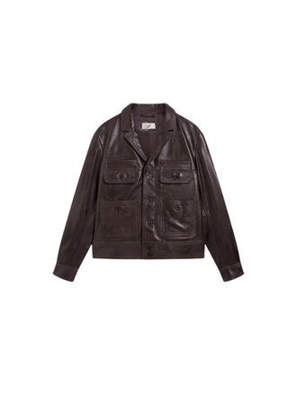 Pence Romeo Mahogany Leather Jacket