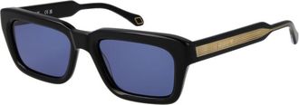 Replay Black Acetate Mens Sunglasses