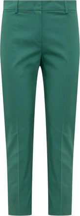 Max Mara Pantaloni sartoriali con pieghe - Verde