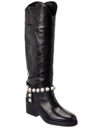 Jimmy Choo London Tonya A 70 Leather Knee-High Boot