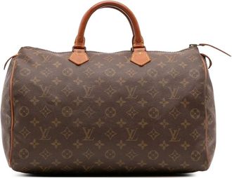 Louis Vuitton Borsa Speedy 35 Boston con monogramma 1982 - Marrone