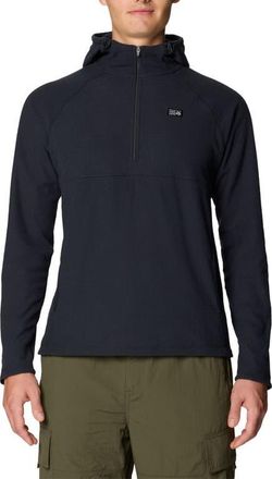 Mountain Hardwear Summit Grid Hoodie in Black at Nordstrom, Size Xx-Large