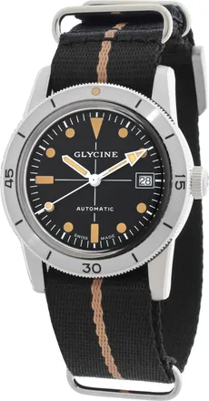 Glycine Sea Kraken Automatic Black Dial Unisex Watch GL0501