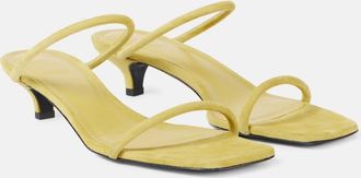 Toteme The Minimalist 35 suede sandals