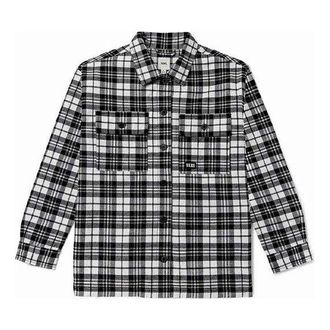 Vans (WMNS) Vans Contrasting Colors Plaid Lapel Shirt Jacket Black VN0A7TNTEM3