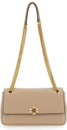 Tory Burch Tassen, Dames, Grijs, ONE Size, Su&egrave;de, Charlie Crossbody Tas