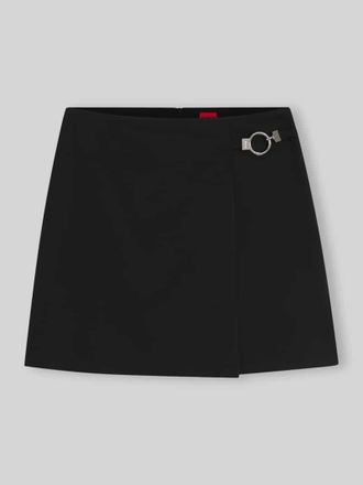 HUGO BOSS Mini-Rock in Wickel-Optik Modell Rilasi in Black, Gr&ouml;&szlig;e 32