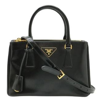Prada Pre-owned Handbags, female, Black, Size: ONE SIZE Pre-owned Vintage Shoulder Bag
