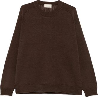 ATOMOFACTORY Sweater Ai 26Afu 24 24 - Heren - Ronde hals truien - Bruin - M - Wol - Truien & Vesten