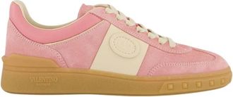 Valentino Garavani Upvillage Sneaker - Dames - Sneakers - Roze - 38 1/2 EU - Leer - Schoenen