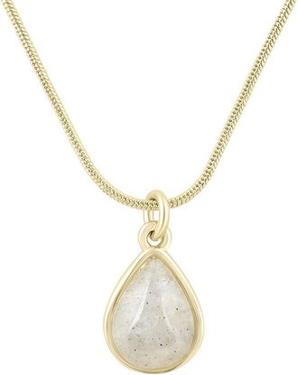 Electric Picks 14K Plated Raindrop Necklace