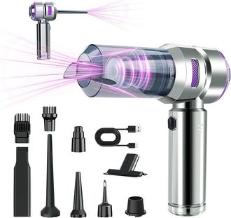 OEM Aspiradora De Mano 3 En 1 - Potente Aspiradora De Mano Inal&aacute;mbrica De 16.000 Pa - 3 Velocidades - 200.000 Rpm - Adecuada Para Limpiar Coches, Cocinas,