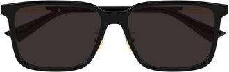 Bottega Veneta Grey Square Mens Sunglasses BV1374SK 005 57