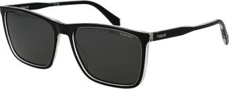 Polaroid Zwarte Plastic Zonnebril